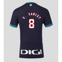 Moški Nogometni dresi Athletic Bilbao Oihan Sancet #8 Gostujoči 2025-26 Kratek Rokav